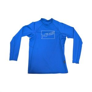 NRS Men's Blue Long Sleeve Swim Rash‎ Guard - L